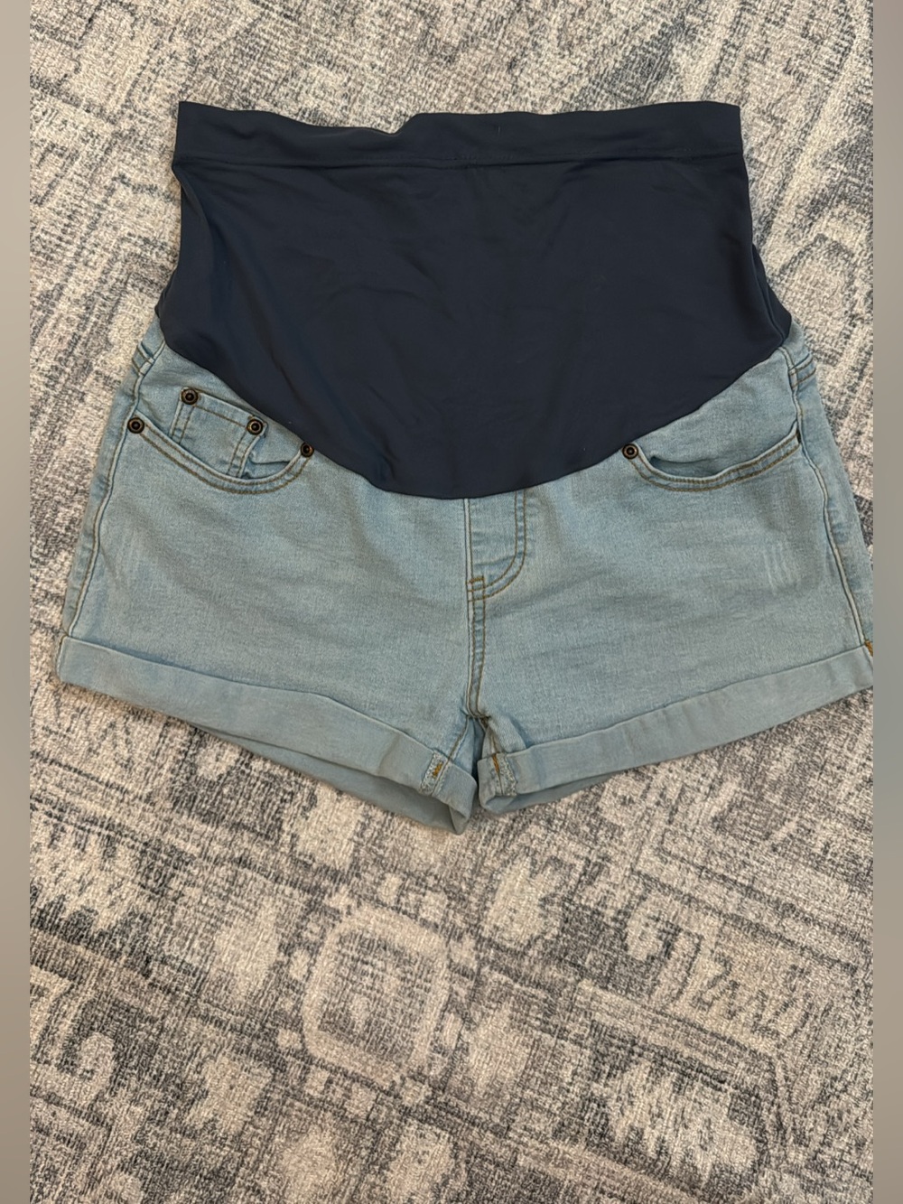 Maternity Denim Shorts medium